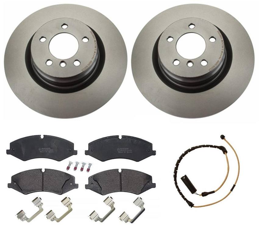 Brembo Brake Pads and Rotors Kit - Front (360mm) (Low-Met)